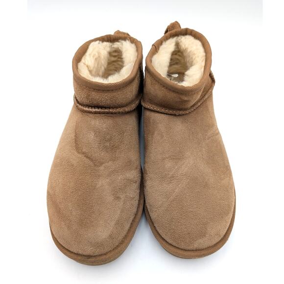 UGG Classic Ultra Mini Sheepskin Winter Boots Women's Chestnut Size US7 EU38 - Picture 12 of 13